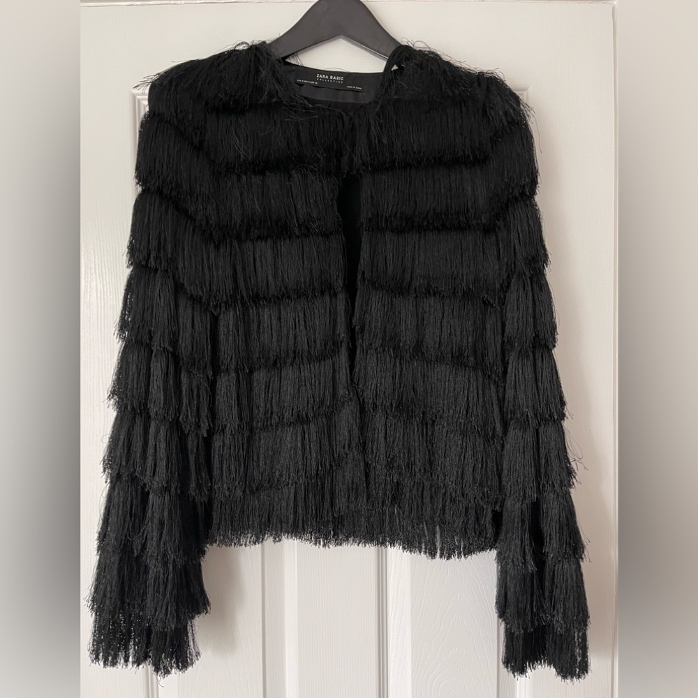 Zara Fringe Jacket